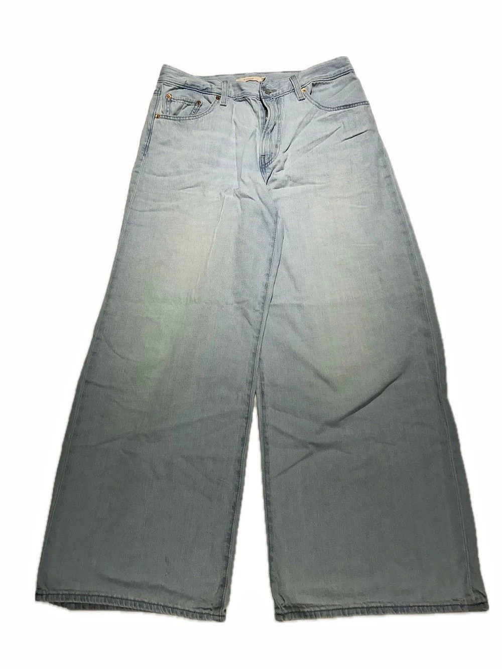 Levi's Ribcage Wide Leg Jeans in Blue